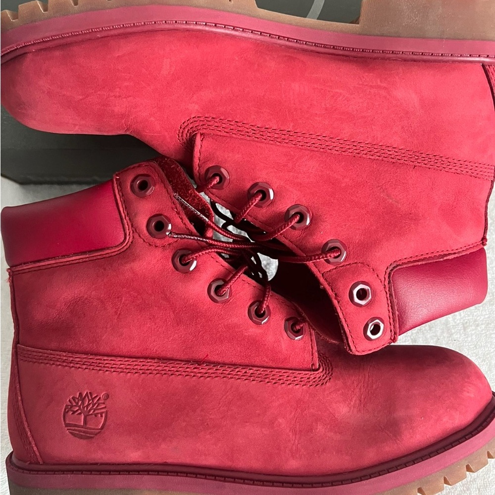 Timberland Red Mono Junior Boots